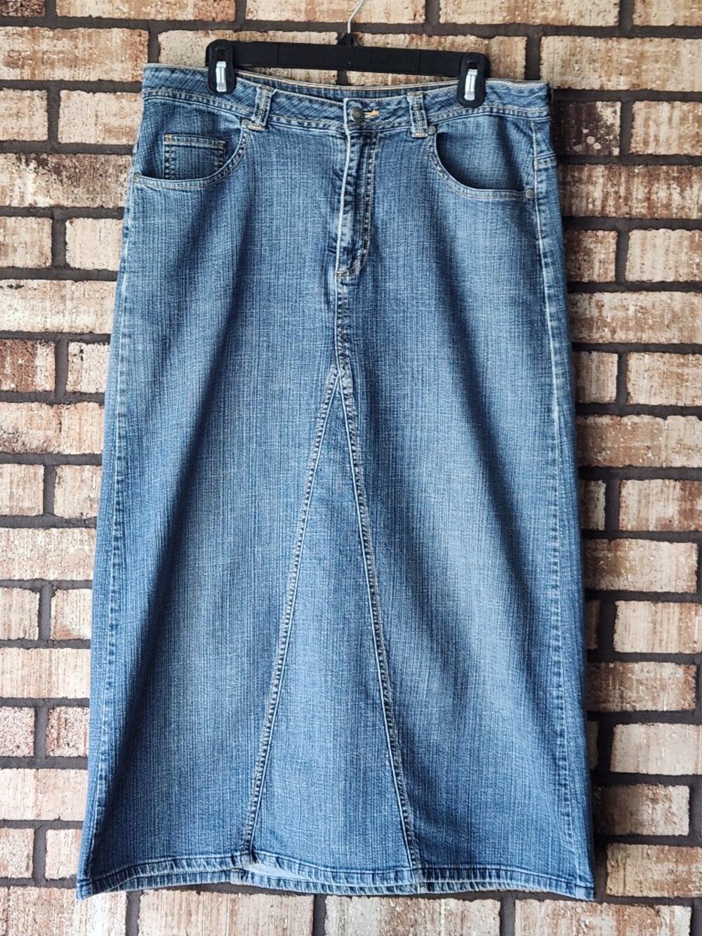 Chico's Denim Jeans Aline Skirt Size 1.5